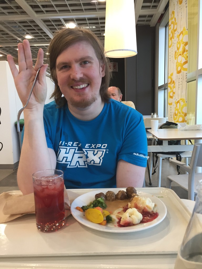IKEA lunch with my boy by margonaut