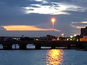 22nd Aug 2019 - Lighted sky at sunset at The Battery