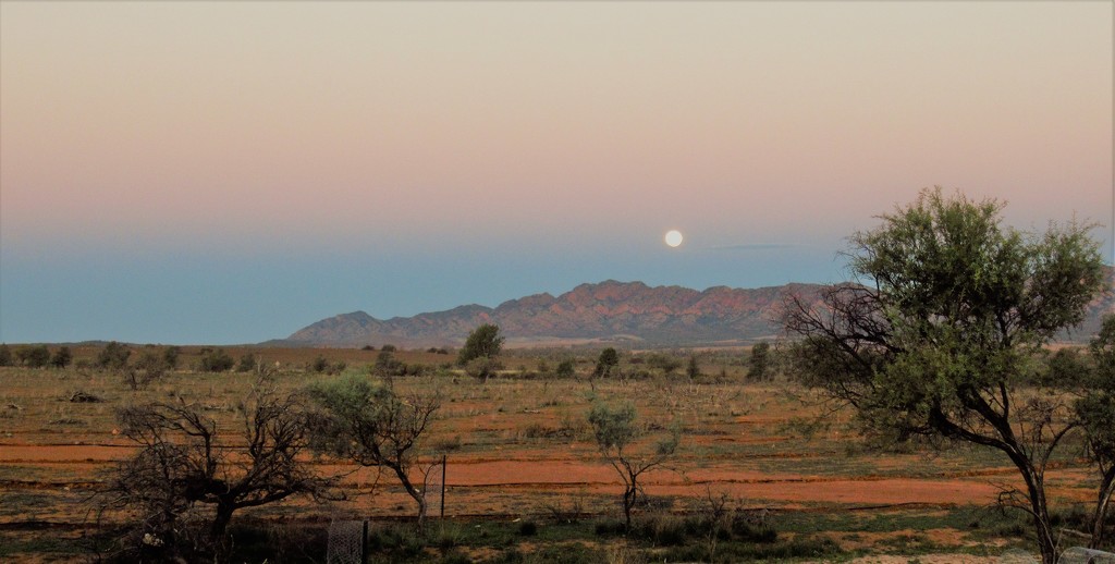 Moonrise over the ranges by robz