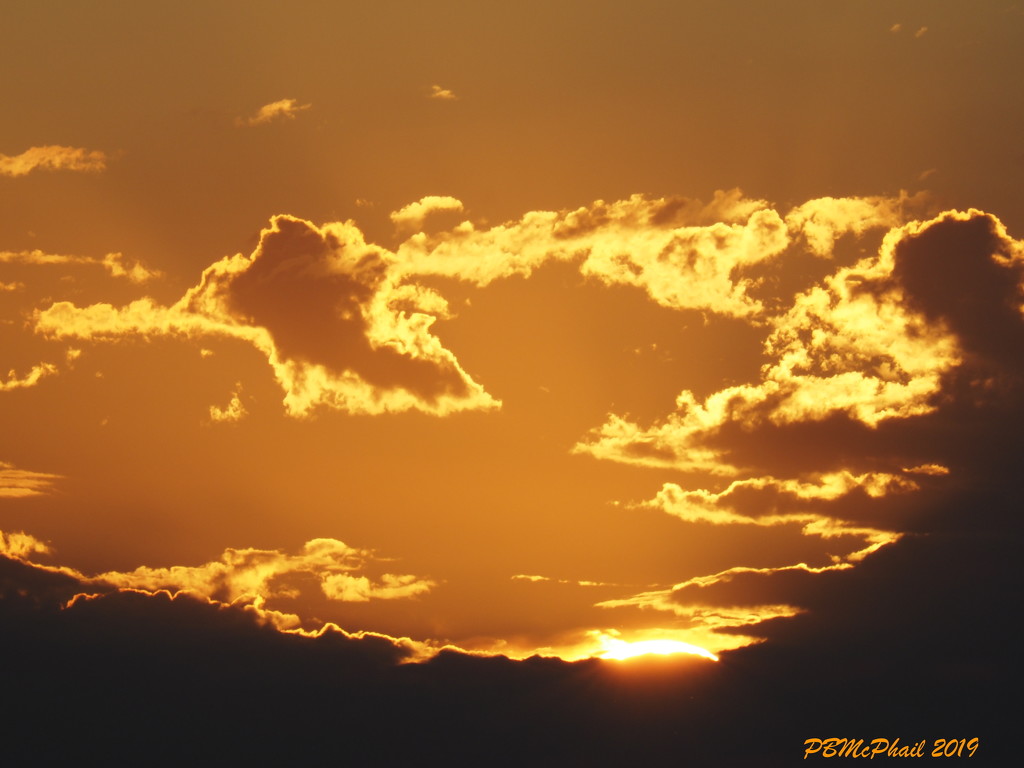 Clouds on Fire 1 by selkie