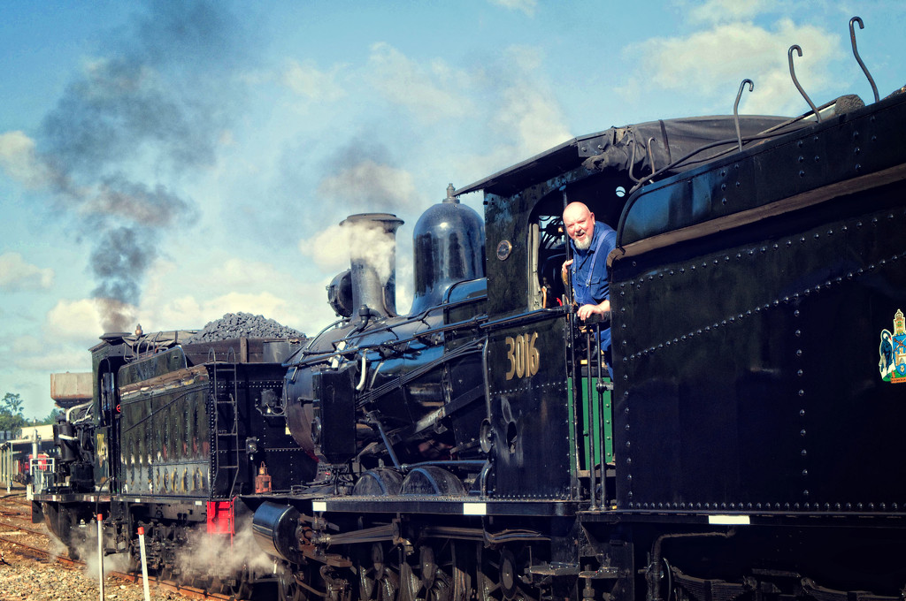 Steam locomotives 2705 and 3016 by annied