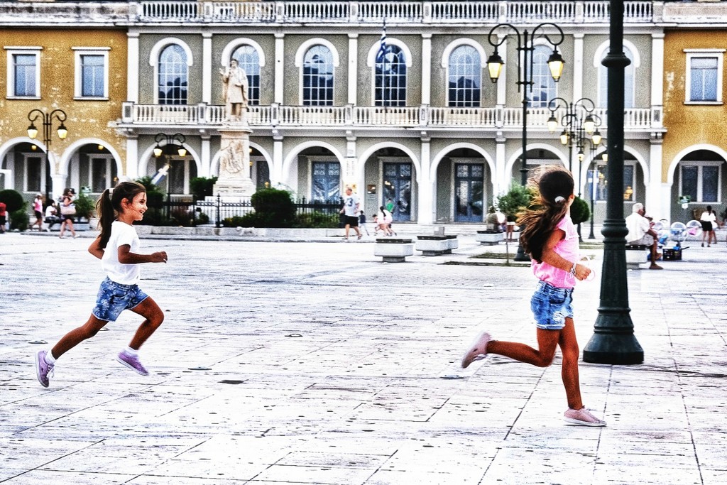 Children playing  by caterina