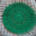 Crochet in grey and dark green.  by grace55