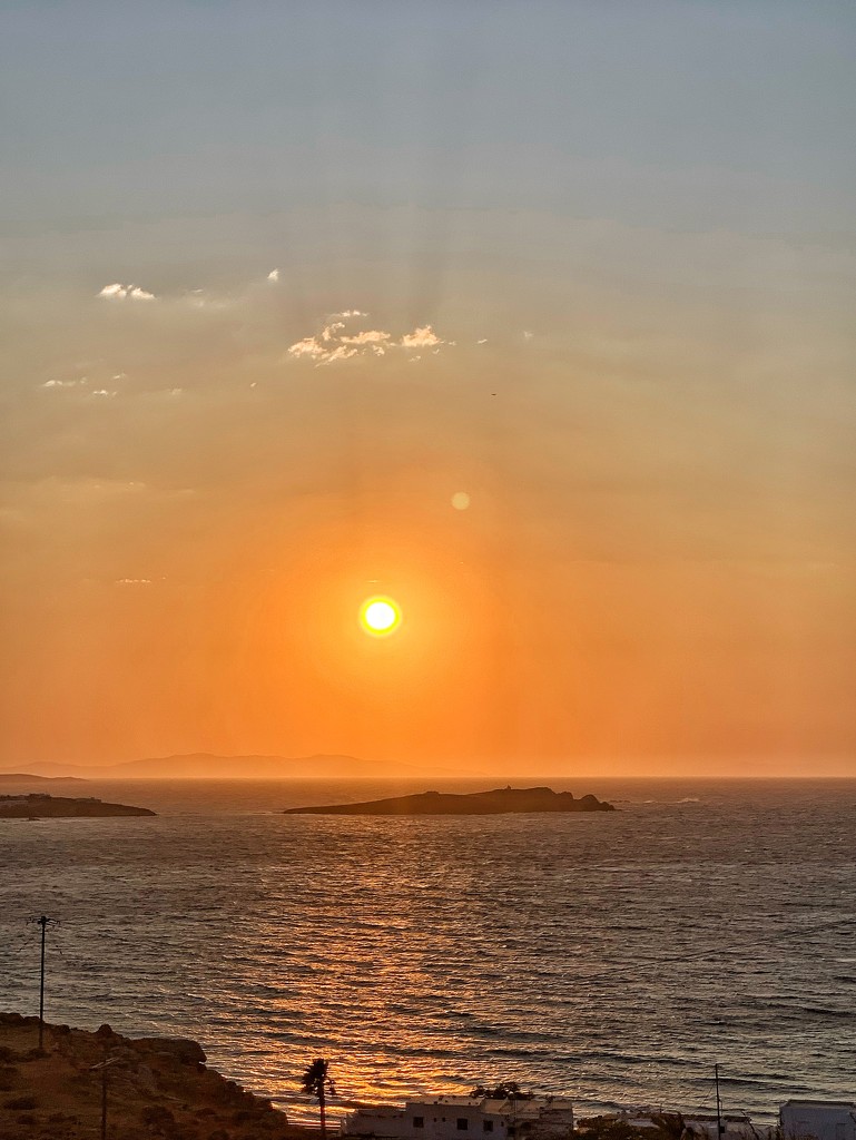 Greek sunset.  by cocobella