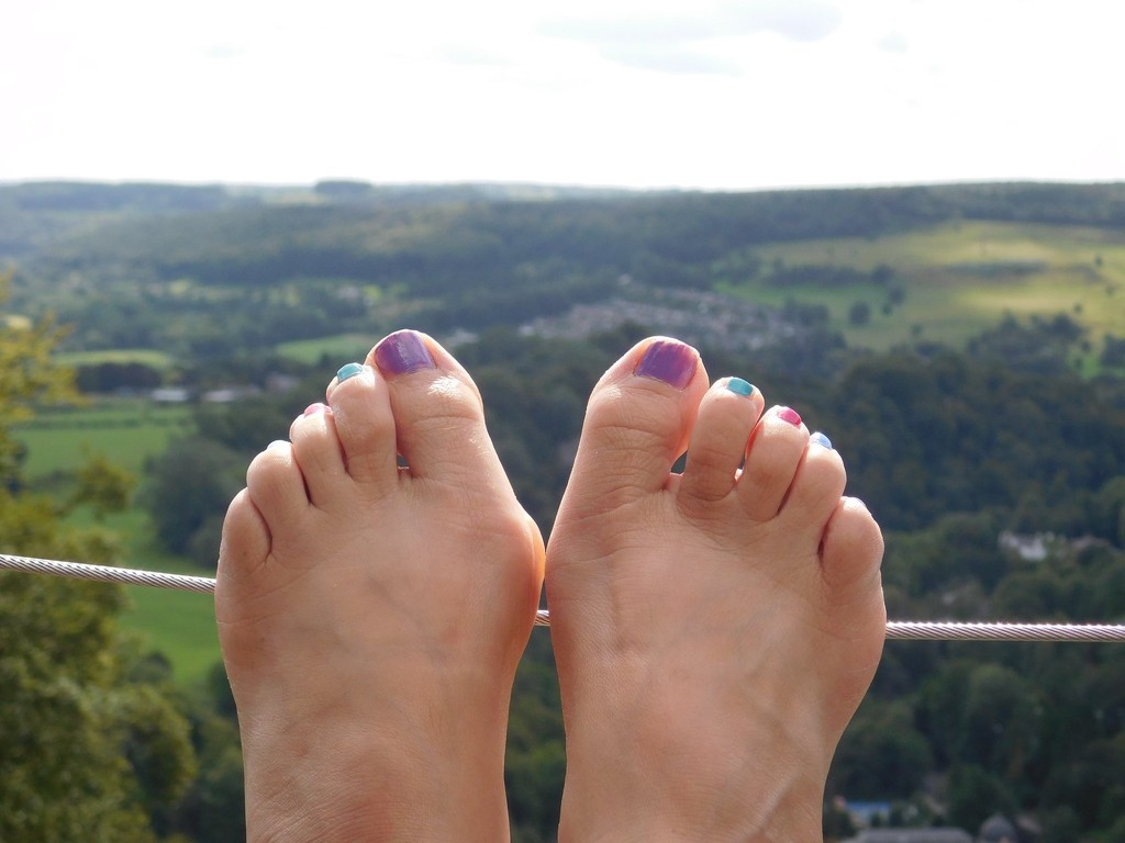 The world (or at least Derbyshire!) at my feet...... by 365anne