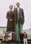 1st Sep 2019 - American Gothic sculpture