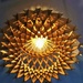 Laser Cut Natural Wood Pendant Lightshade ~     by happysnaps