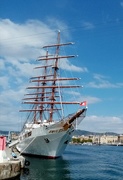 10th Sep 2019 - Tall Ship In Barcelona 