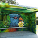 Bus Shelter Art by onewing