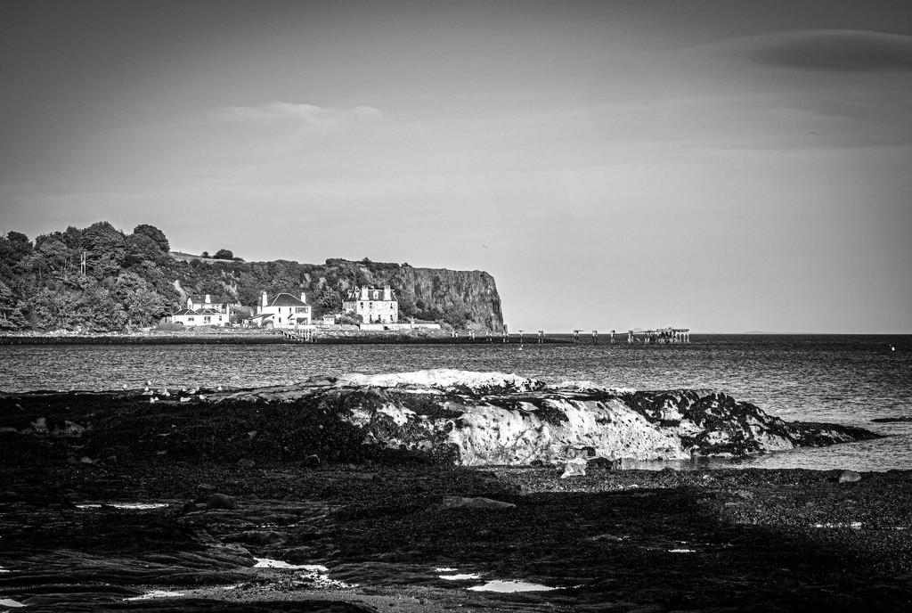Looking towards Hawkcraig Point by frequentframes