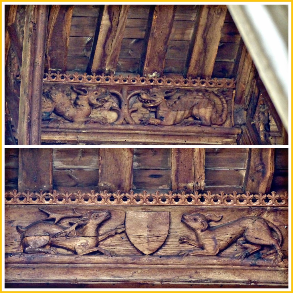 15th Century Roof Carvings  by foxes37
