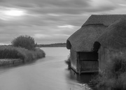 14th Sep 2019 - Boathouses at Hickling Broad 