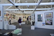 15th Sep 2019 - Hanging the Collaboration Exhibition at Bribie Island