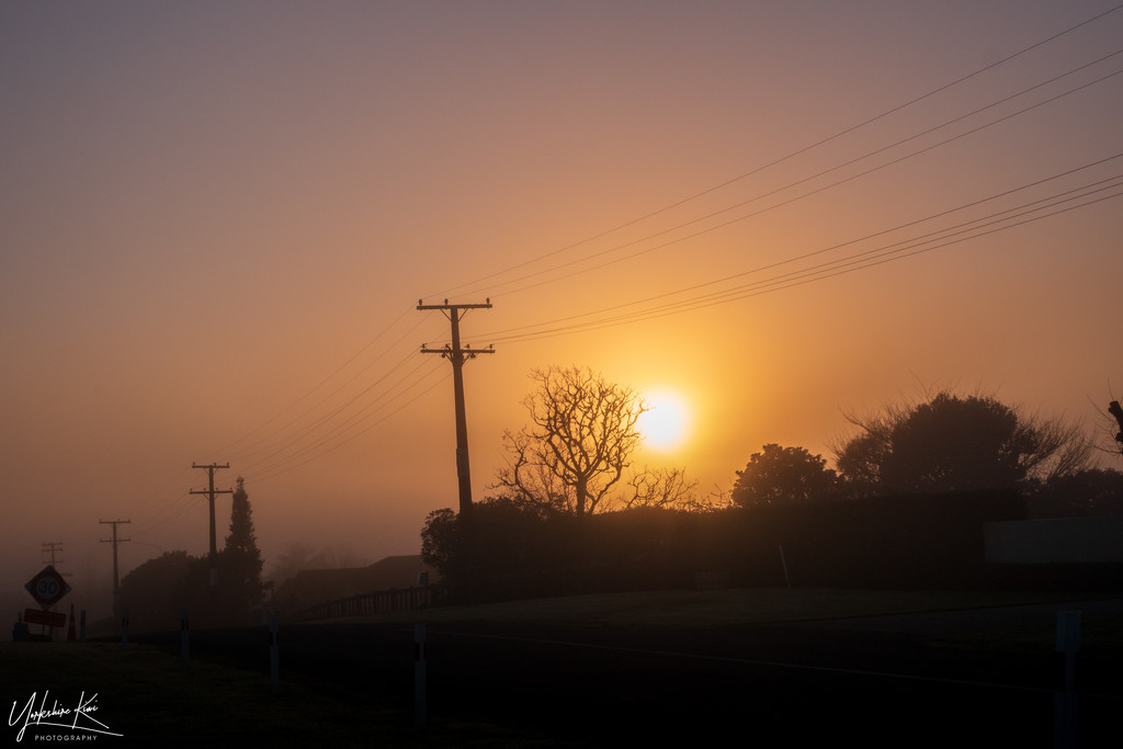 Misty Sunrise by yorkshirekiwi