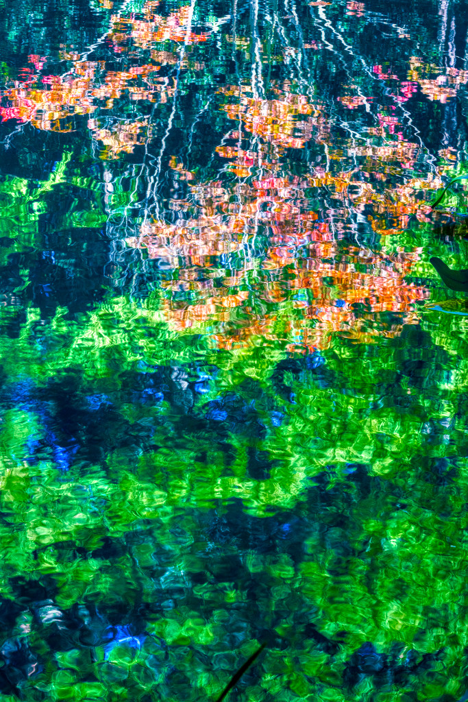 Abstract Water Reflections by kvphoto