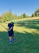 21st Sep 2019 - First tee off as a 7 year-old...