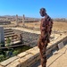 Antony Gormley statue in Delos.  by cocobella