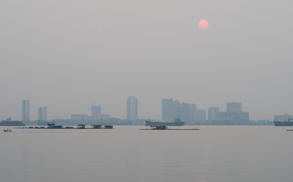 Haze over Prai by ianjb21