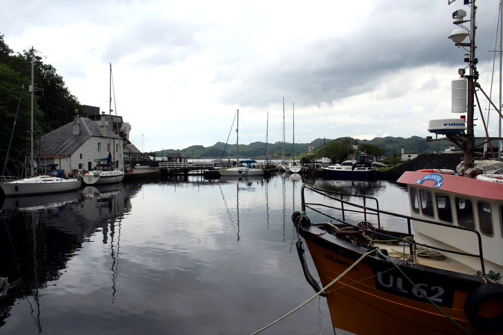 16th July Crinan Harbour by valpetersen