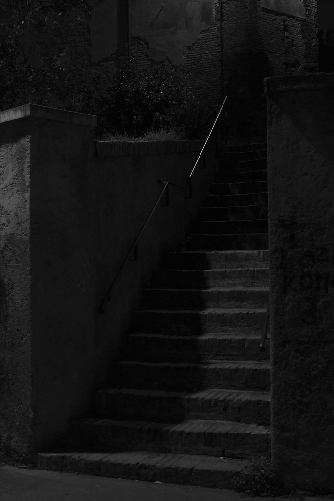 Night stairs by domenicododaro
