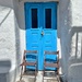 Door with chairs.  by cocobella