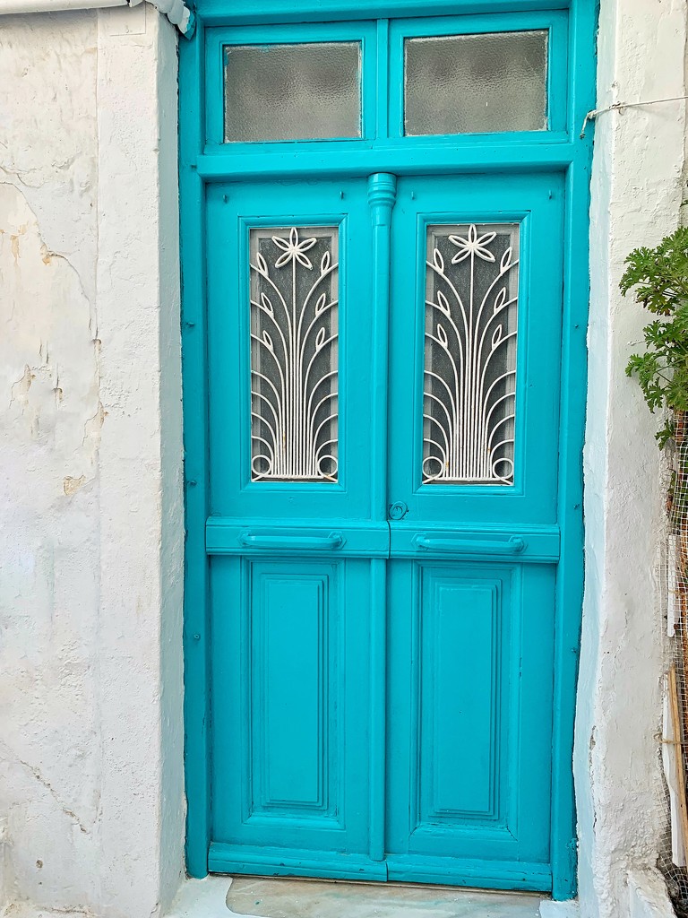 Turquoise door.  by cocobella