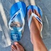 💙 Mykonos flip flop.  by cocobella