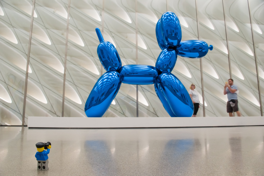 (Day 225) - Big Blue Balloon Dog by cjphoto