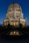 22nd Aug 2019 - Baha'i Temple with Reflecting Pool