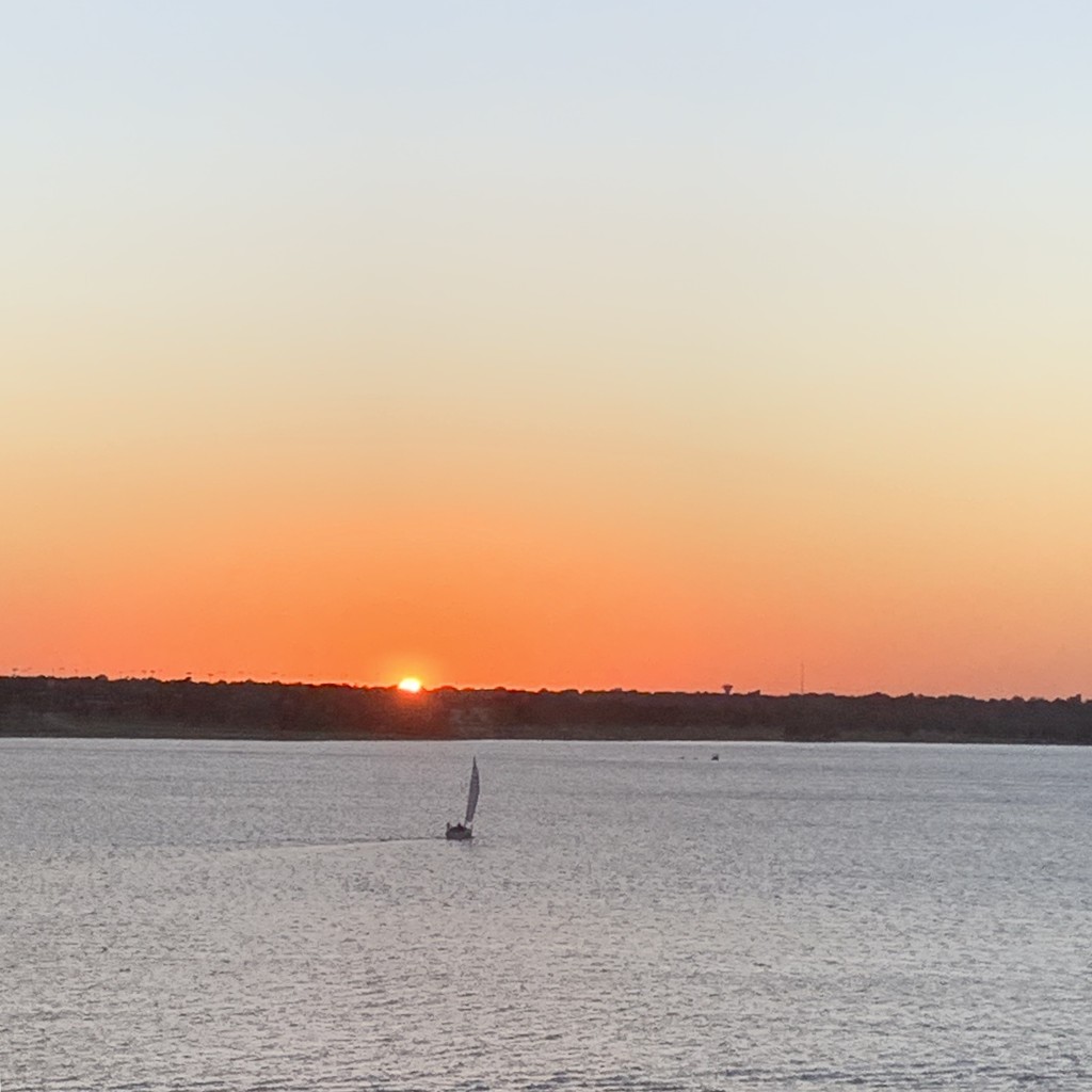 A sunset sail by louannwarren