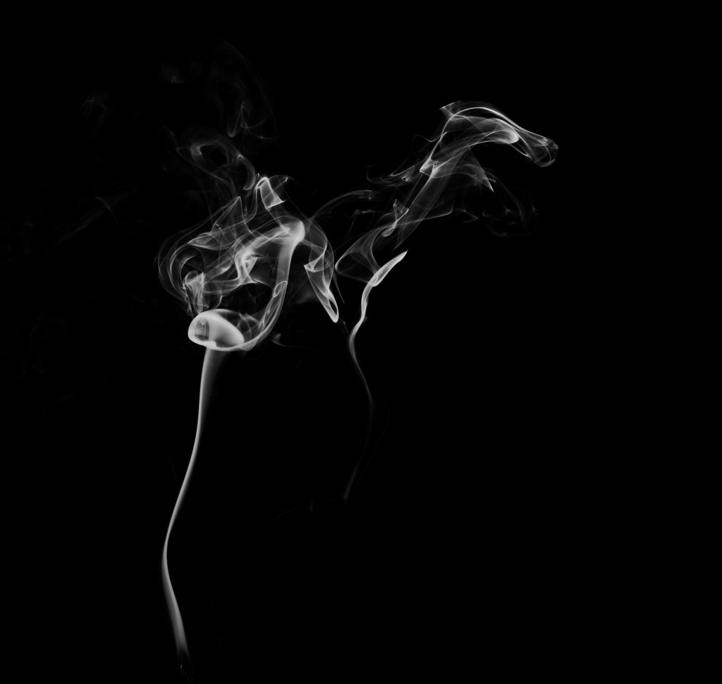 Swirling smoke  by kiwinanna