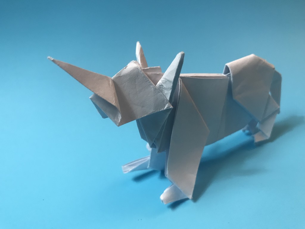 Origami: Rhino by jnadonza