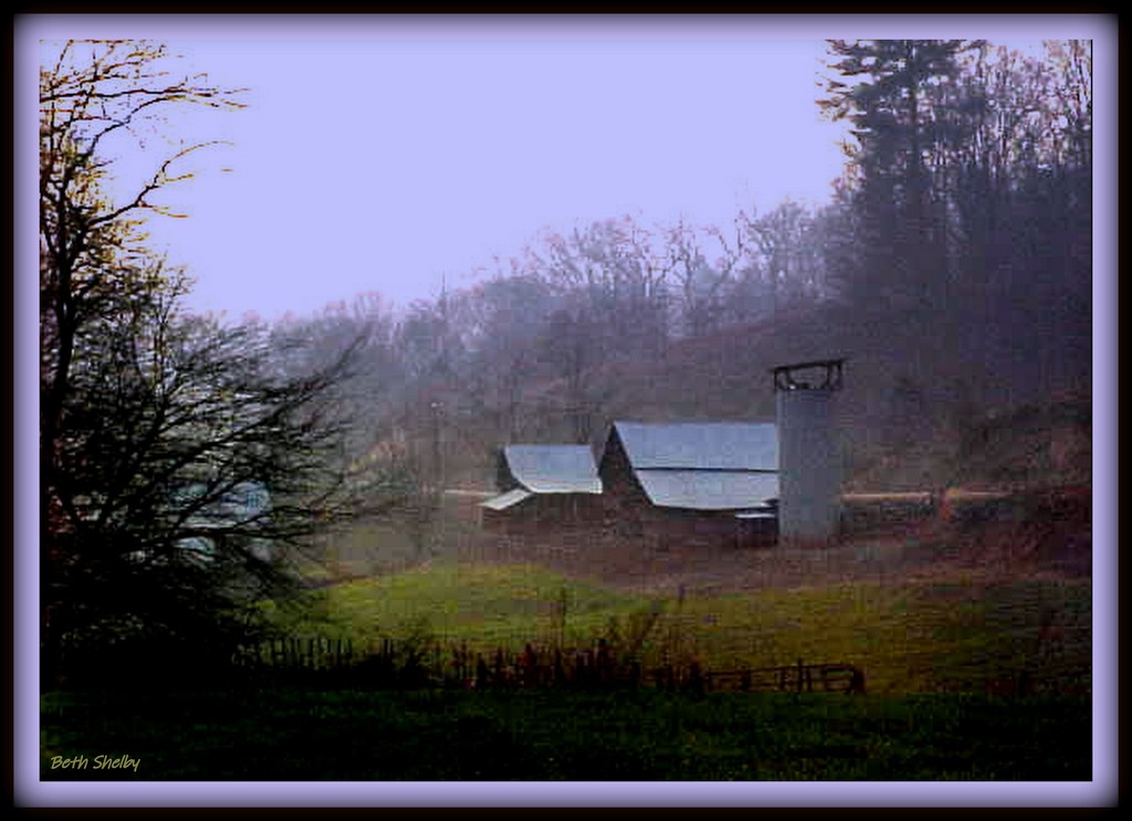 Misty Morning In Hill Country by vernabeth