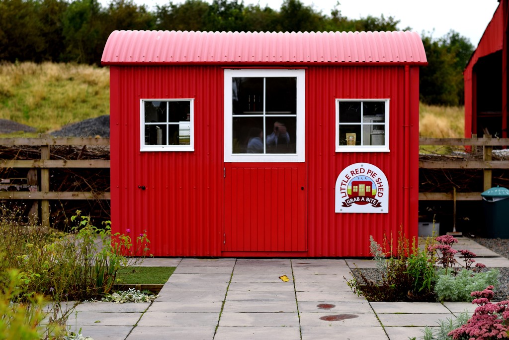 Big Red Barn Little Red Pie Shed by christophercox