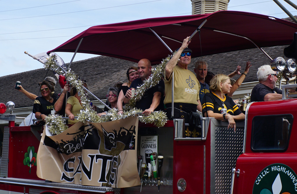 New Orleans Saints fans  by eudora
