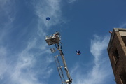 31st Aug 2019 - Fire station open day - teddy bear parachute jump!