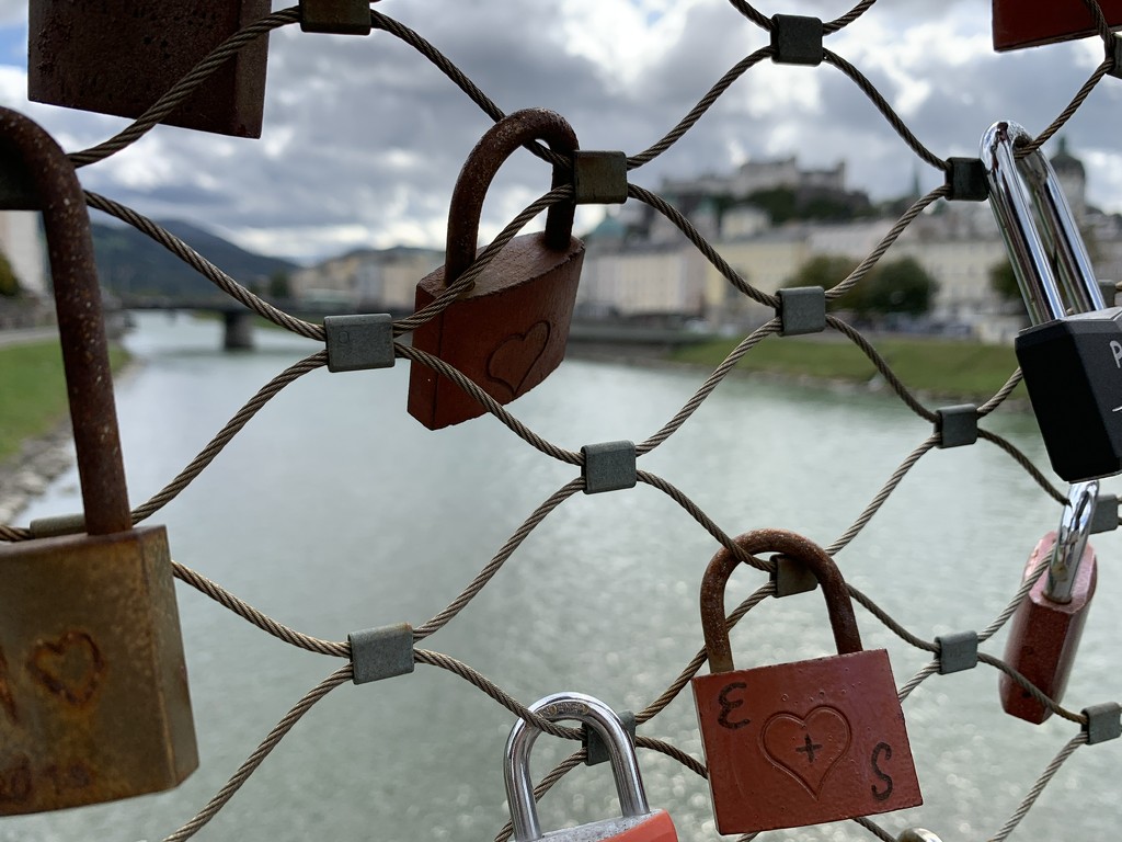 Love Locks Bridge, Salzburg  by tinley23