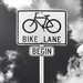 B&W bike sign by shutterbug49