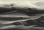 8th Oct 2019 - Photographer On the Dunes At Dawn-Mono