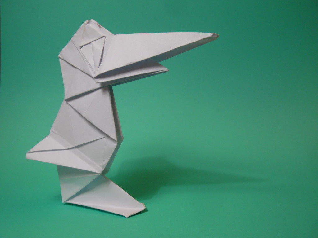 Origami: Crow by jnadonza