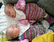 13th Oct 2019 - Isobel tries her hardest to wake Alice up!
