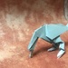 El Gallo de Pelea: Origami by jnadonza