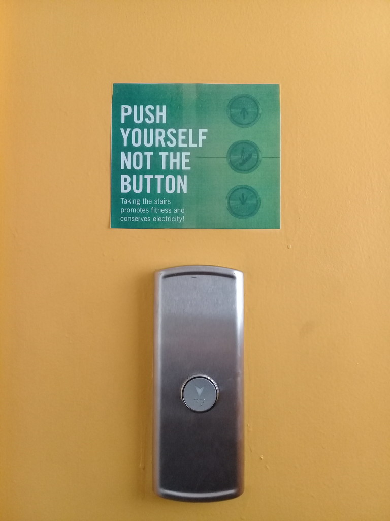 push yourself not the button by arnica17