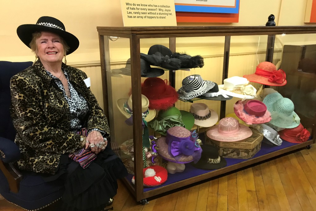 Joyce and her hats by tunia