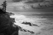 18th Oct 2019 - Roiling Sea for B and W