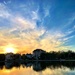 Sunset at Colonial Lake by congaree