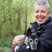Phil and Ruby in The Woods (Yashica 50mm ML f1.7 vintage lens) by phil_howcroft