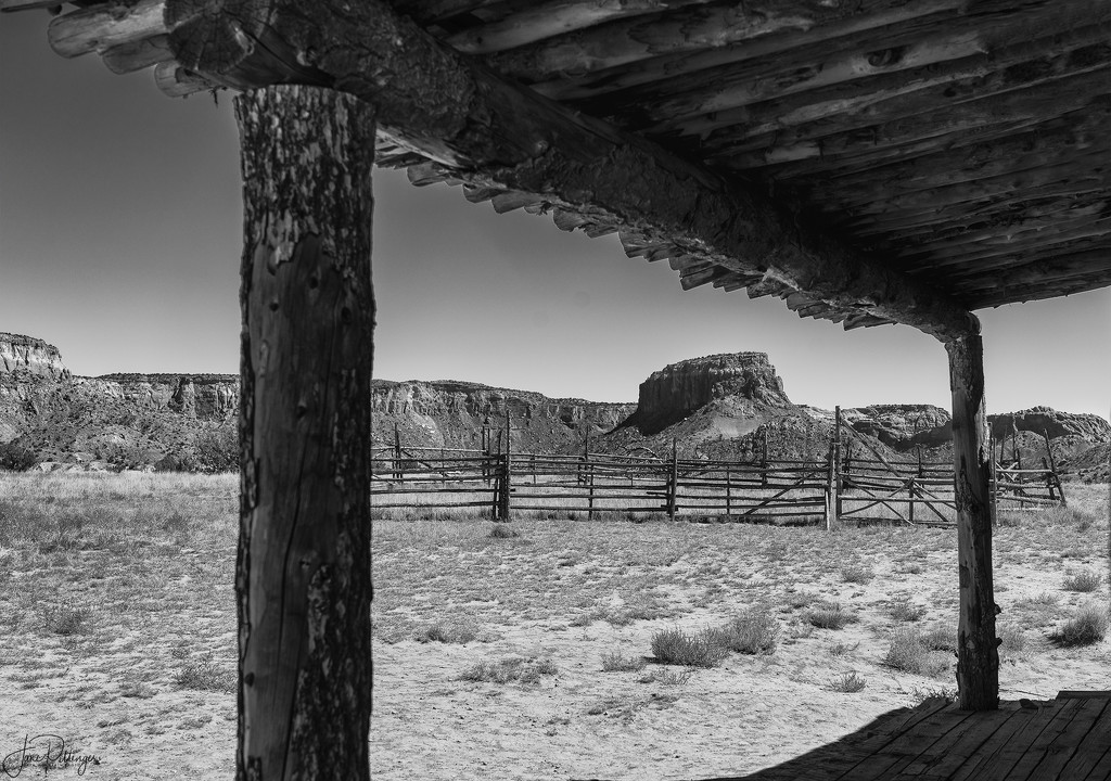 Framed At Ghost Ranch by jgpittenger