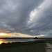 Sunset and clouds over the Ashley River at Brittlebank Park by congaree
