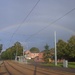 Rainbow across the tram lines by oldjosh